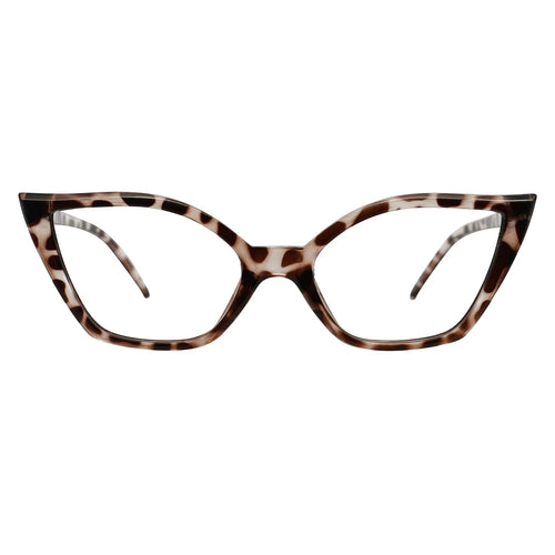 Reading Glasses for Women Oversized Prescription Magnifying Eyeglasses Frames Cat Eye Decorative Eyewear Trendy Retro MAREAZZURO