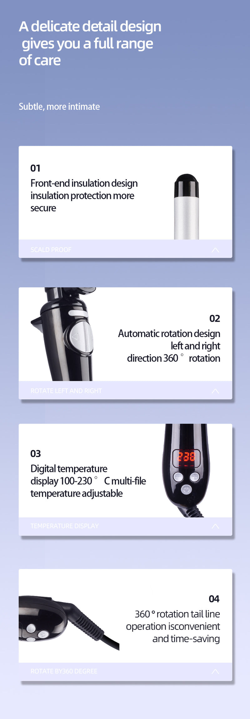 Automatic Hair Curler Large Roll Big Wave 25Mm Electric Hair Curler Hair Curler